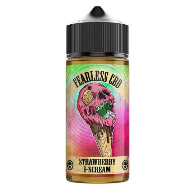 Fearless CBD 1800mg CBD E-liquid 120ml (70VG/30PG) Strawberry I-Scream